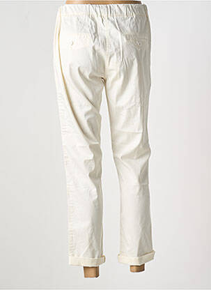 Pantalon 7/8 stretch taille normale beige PAKO LITTO femme