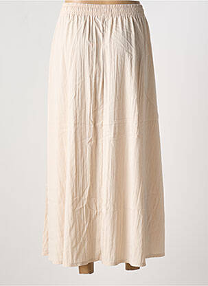 Jupe longue coupe droite beige ESQUALO femme