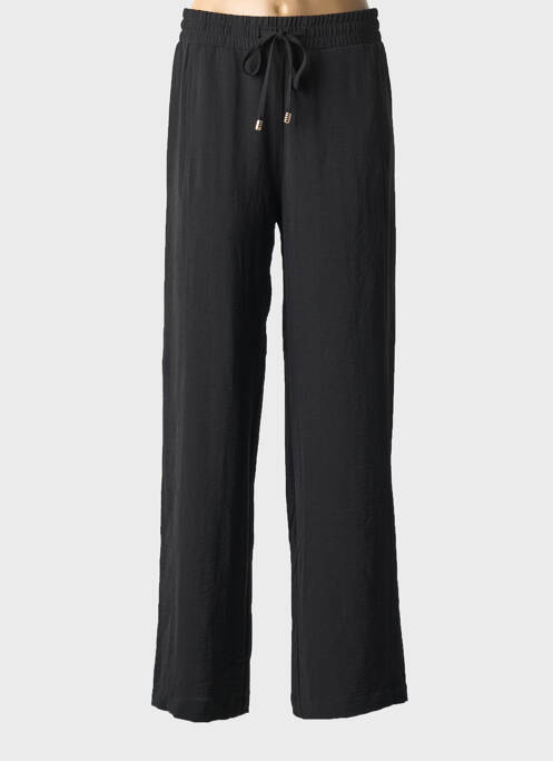 Pantalon droit tissage crêpe taille normale noir ESQUALO femme