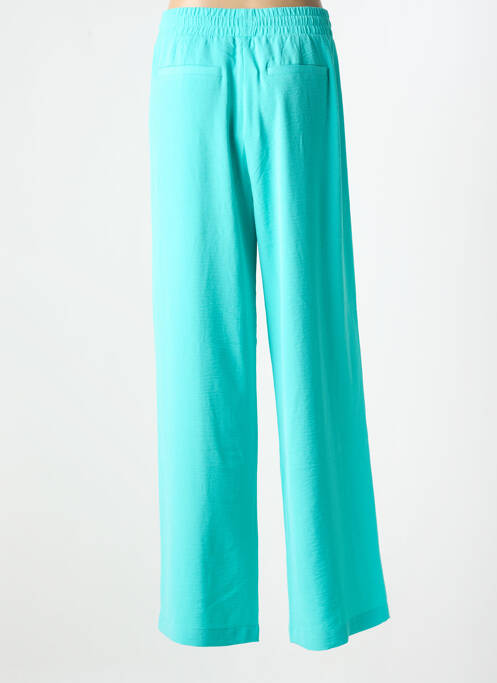 Pantalon droit tissage crêpe taille normale bleu ESQUALO femme