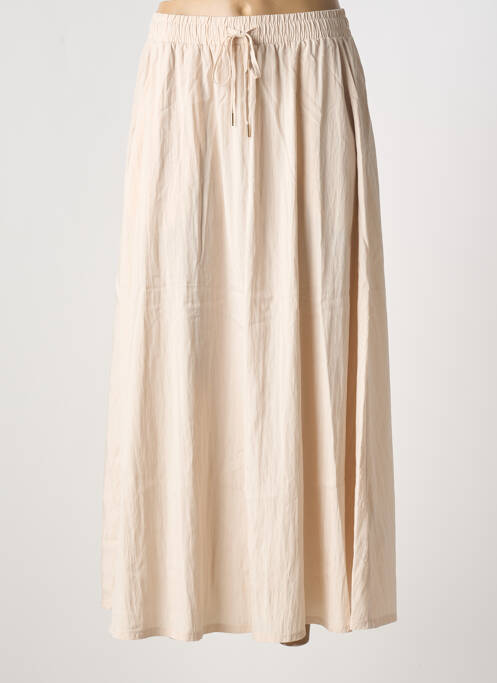 Jupe longue coupe droite beige ESQUALO femme