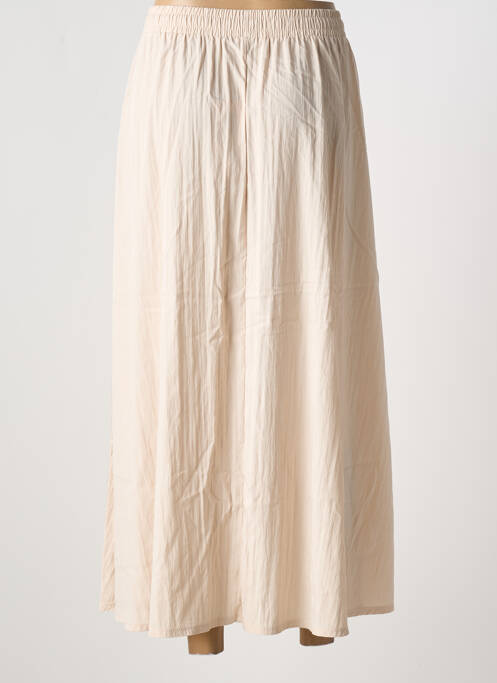 Jupe longue coupe droite beige ESQUALO femme