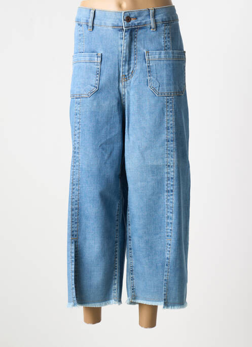 Jeans coupe large bleu JEAN MARC PHILIPPE pour femme