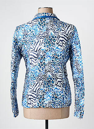 Doudoune manches longues sans capuche bleu ARELINE femme