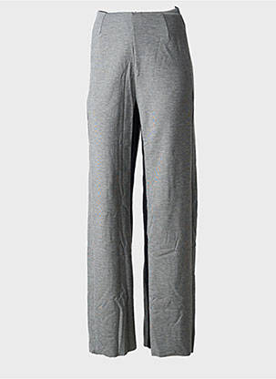 Pantalon droit stretch taille normale gris fonce ALTO GIRO femme