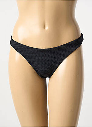 Bas de maillot de bain réversible string noir DESPI femme
