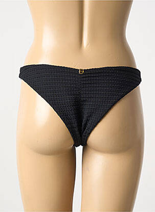 Bas de maillot de bain réversible string noir DESPI femme