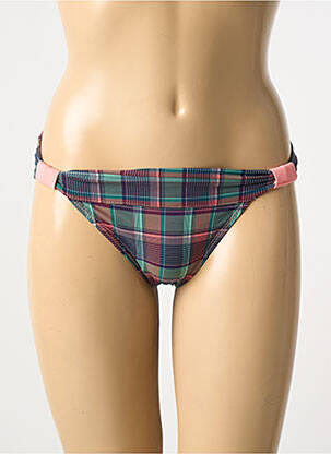 Bas de maillot de bain stretch culotte vert DESPI femme