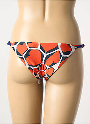Bas de maillot de bain imprimé fantaisie culotte orange RIO DE SOL femme