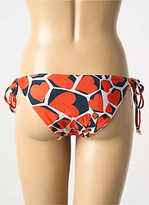 Bas de maillot de bain imprimé fantaisie bikini orange RIO DE SOL femme