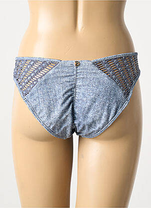 Bas de maillot de bain stretch culotte bleu DESPI femme