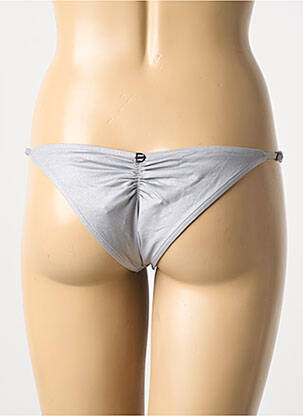 Bas de maillot de bain stretch bikini gris DESPI femme
