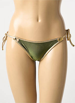 Bas de maillot de bain réversible bikini vert DESPI femme