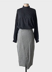 Robe mi-longue noir ALTO GIRO pour femme seconde vue