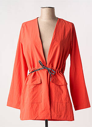 Veste kimono orange ALTO GIRO pour femme