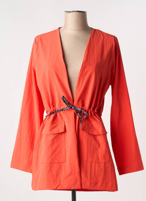 Veste kimono manches longues orange ALTO GIRO femme