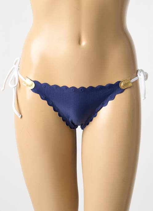 Bas de maillot de bain réversible bikini bleu DESPI femme