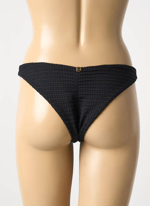 Bas de maillot de bain réversible string noir DESPI femme