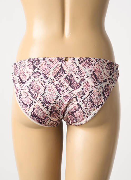 Bas de maillot de bain imprimé fantaisie culotte beige DESPI femme