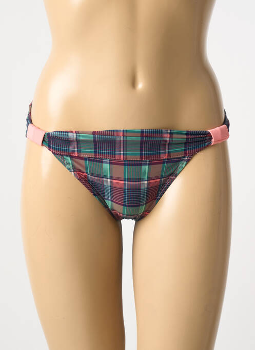 Bas de maillot de bain stretch culotte vert DESPI femme