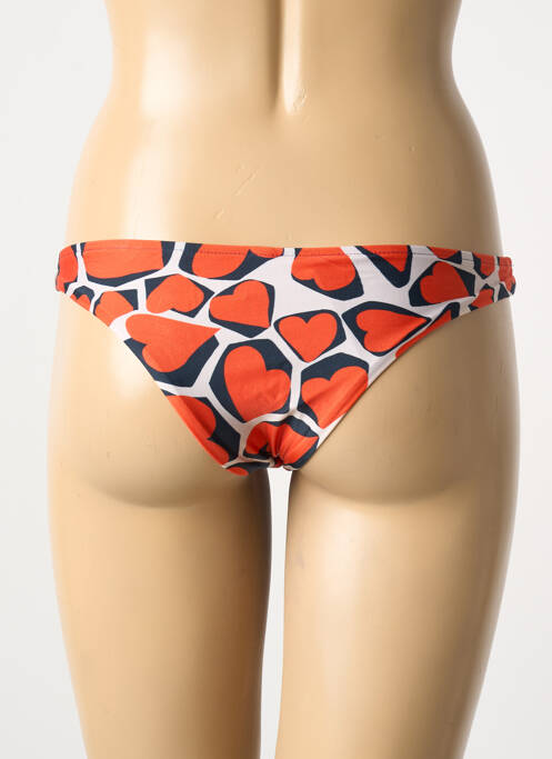 Bas de maillot de bain imprimé fantaisie culotte orange RIO DE SOL femme