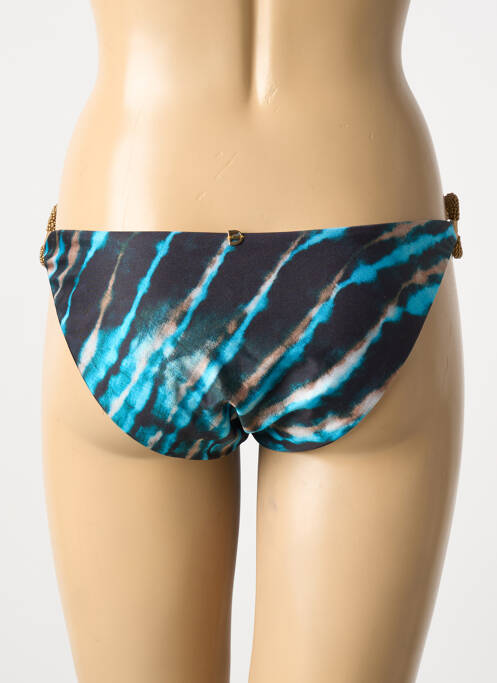 Bas de maillot de bain imprimé fantaisie culotte bleu DESPI femme