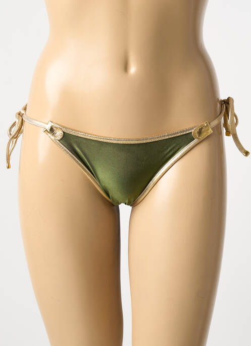 Bas de maillot de bain réversible bikini vert DESPI femme