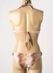 Maillot de bain 2 pièces marron DESPI pour femme seconde vue