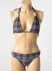 Maillot de bain 2 pièces vert DESPI pour femme seconde vue