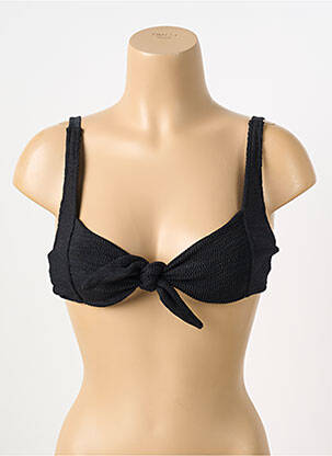 Haut de maillot de bain fermeture liens à nouer brassieres noir DESPI femme