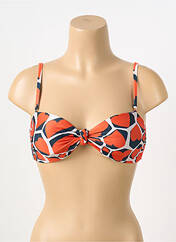 Haut de maillot de bain orange RIO DE SOL pour femme seconde vue