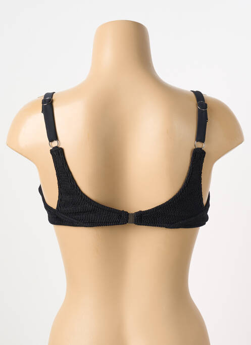 Haut de maillot de bain fermeture liens à nouer brassieres noir DESPI femme