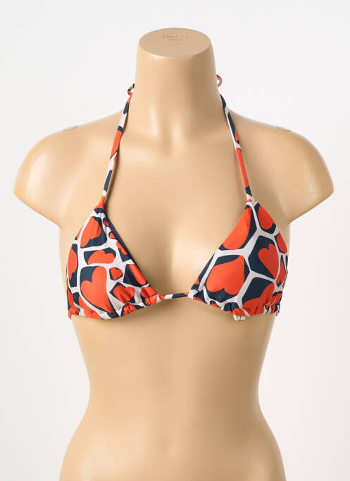 Haut de maillot de bain orange RIO DE SOL pour femme