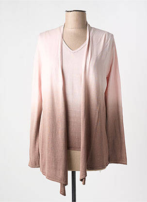 Twin-set col v rose MAX & MOI femme