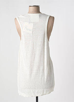 Top sans manche sans manche beige 8PM femme
