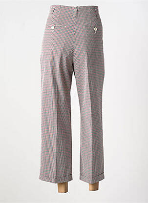 Pantalon 7/8 stretch taille normale bleu MOMONI femme