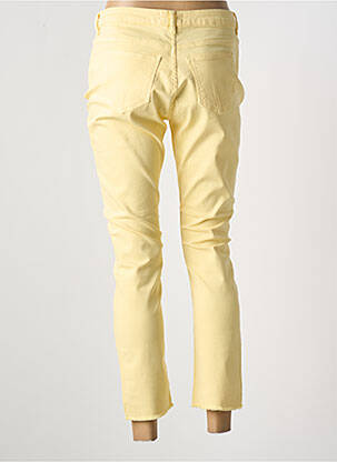 Jeans coupe slim stretch taille normale jaune MAX & MOI femme