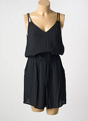 Combishort sans manche sans manche noir POMANDERE femme