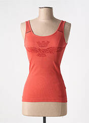 Débardeur orange AERONAUTICA pour femme seconde vue