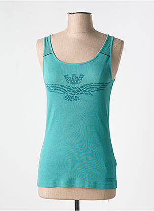 Débardeur vert AERONAUTICA pour femme