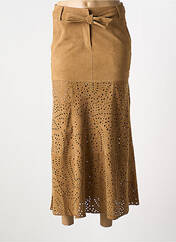 Jupe longue marron VENTCOUVERT pour femme seconde vue