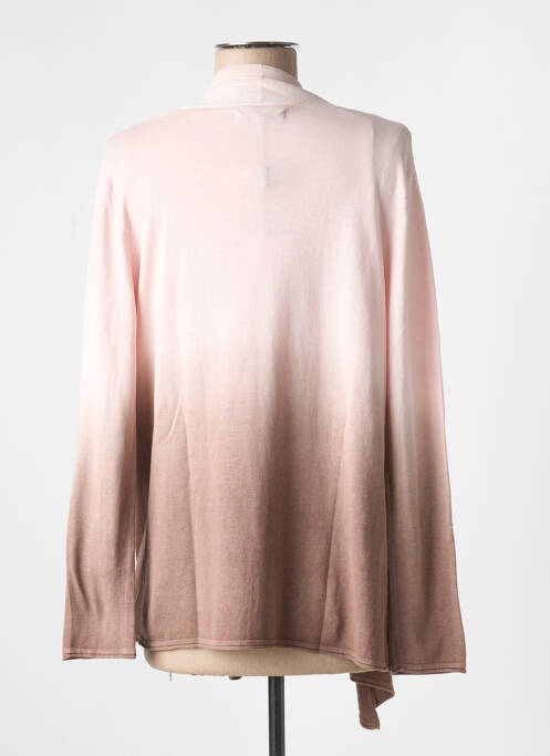 Twin-set col v rose MAX & MOI femme