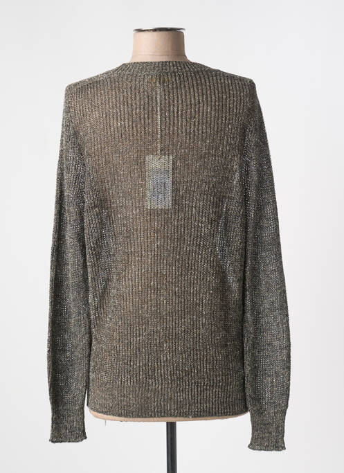 Gilet manches longues coupe cintrée gris MOMONI femme