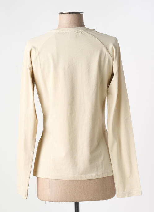 T-shirt manches longues manches longues beige AERONAUTICA femme