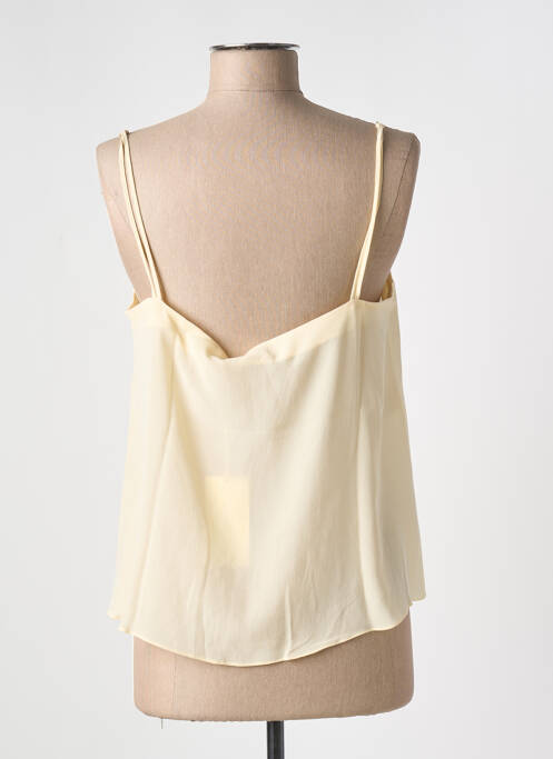Top manches bretelles ajustables fines bretelles beige MOMONI femme