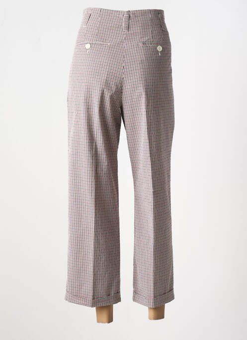 Pantalon 7/8 stretch taille normale bleu MOMONI femme