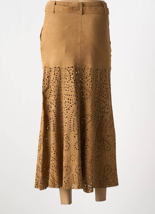 Jupe longue marron VENTCOUVERT femme