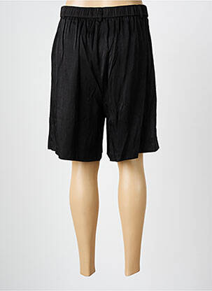 Short coupe fluide taille haute noir ICHI femme