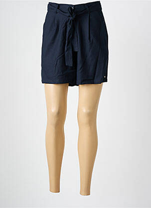 Short taille à pinces taille haute bleu TEDDY SMITH femme