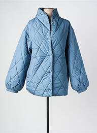 Doudoune poches sans capuche bleu ICHI femme